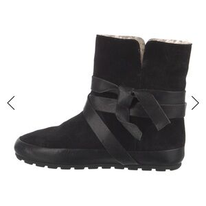 Isabel Marant Black Suede Winter Boots